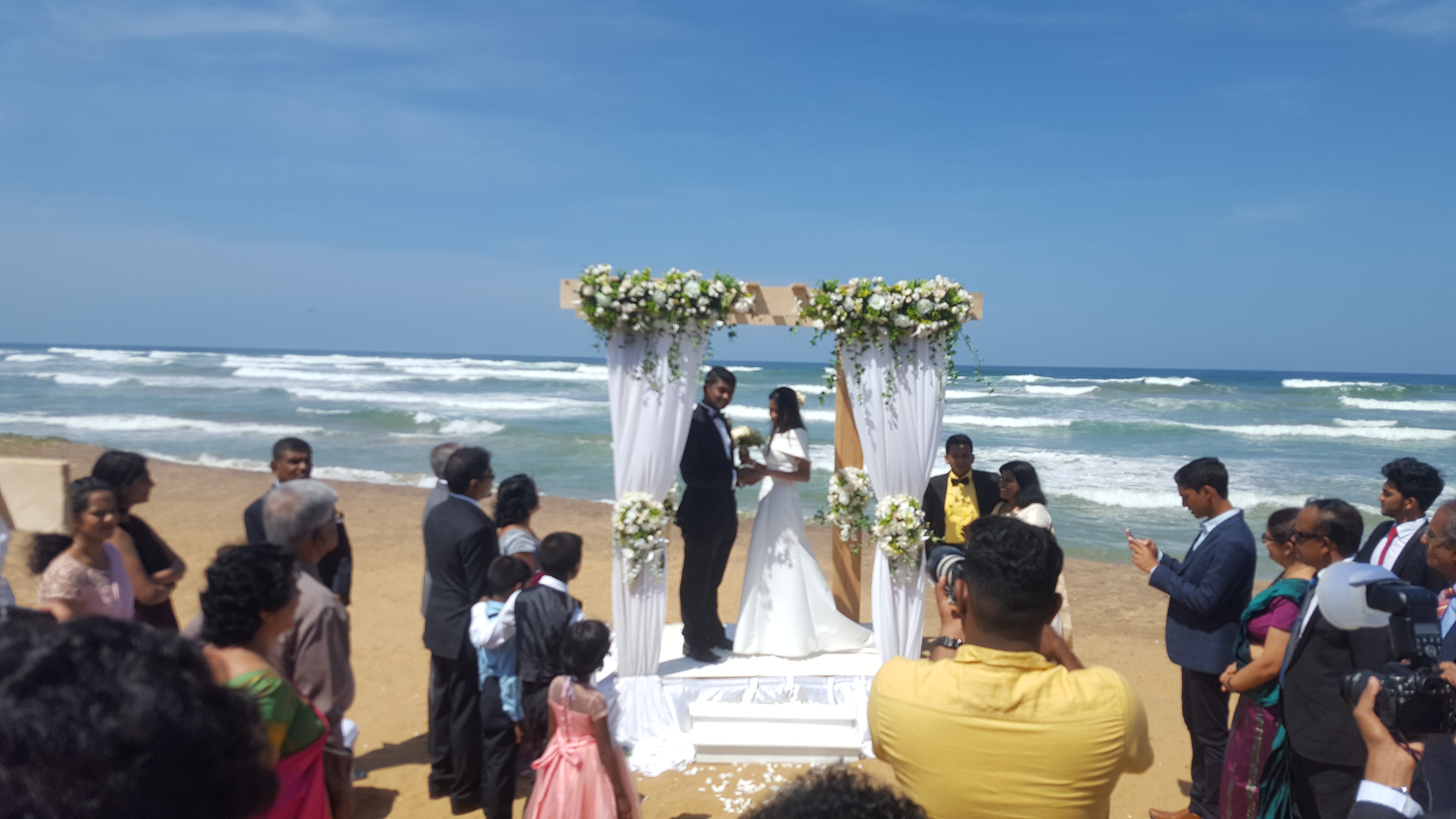 Beach wed 