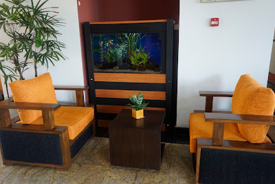 Lobby area fishtank 
