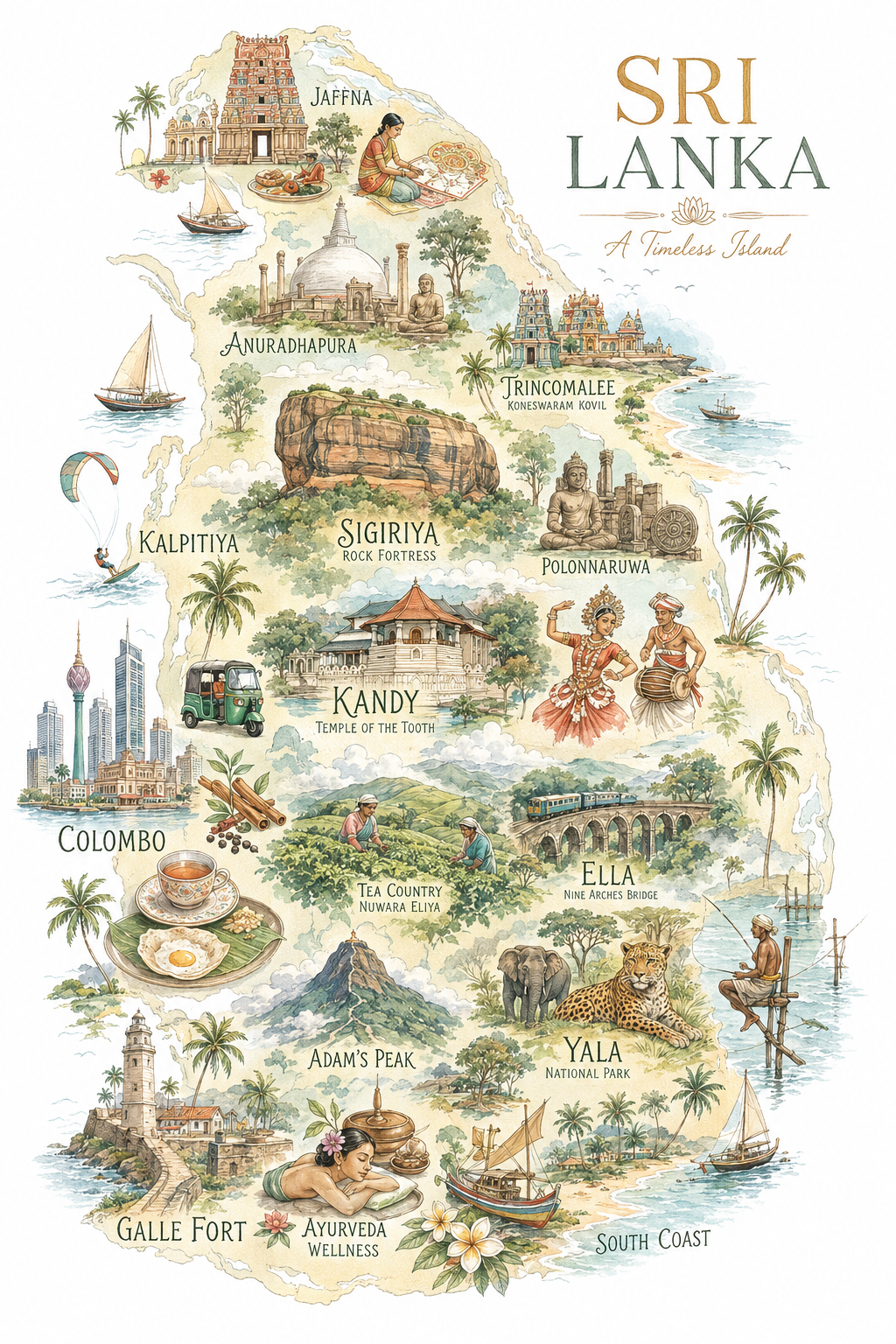 Sri Lanka Map